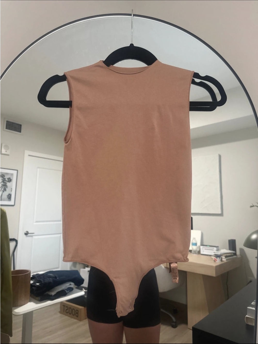 SKIMS Sleeveless Bodysuit in Nude